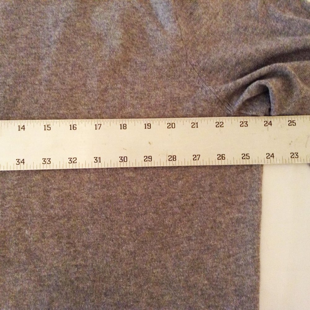J. Crew grey cotton cashmere sweater, L RN77388 - Picture 5 of 7